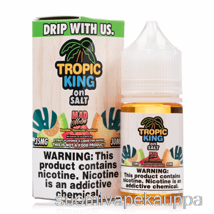 Vape Box Mad Melons - Trooppinen Kuningas Suolalla - 30ml 35mg